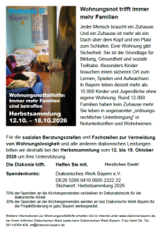 Herbstsammlung Diakonie 2026
