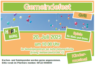 Plakat Gemeindefest