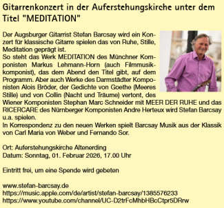 Gitarrenkonzert Barscay 01.02.26