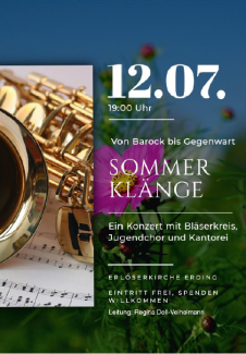 Plakat Sommerlänge-Konzert
