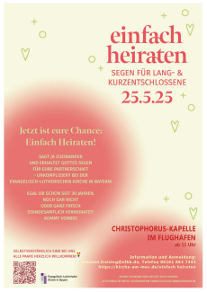 Plakat Einfach heiraten