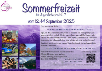 Flyer Sommerfreizeit