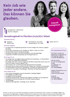 Stellenanzeige Pfarrbüro